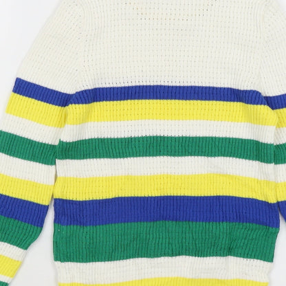 Womens UK Size S Astradivarius White Pullover Jumper