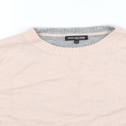 Womens UK Size 12 The Collection Pink Pullover Jumper