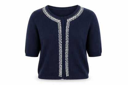 Womens UK Size 12 NEXT Blue Wrap Jumper