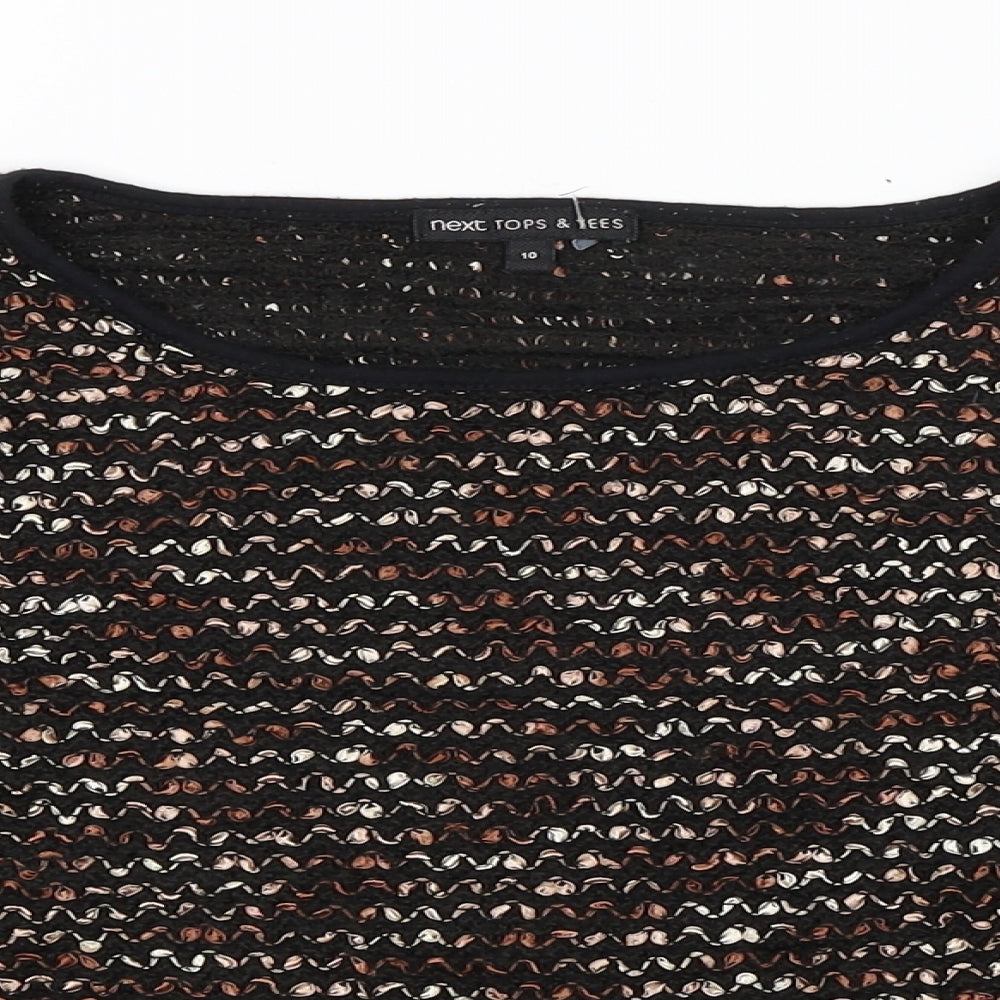 Womens UK Size 10 NEXT Black Pullover Jumper