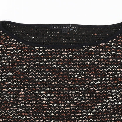 Womens UK Size 10 NEXT Black Pullover Jumper