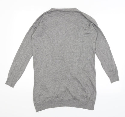 Womens UK Size 10 Atmosphere Grey Cardigan Jumper
