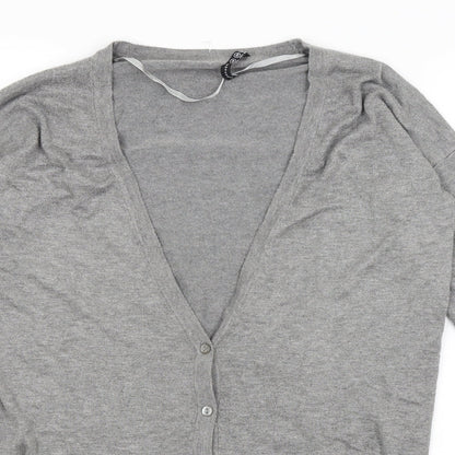 Womens UK Size 10 Atmosphere Grey Cardigan Jumper