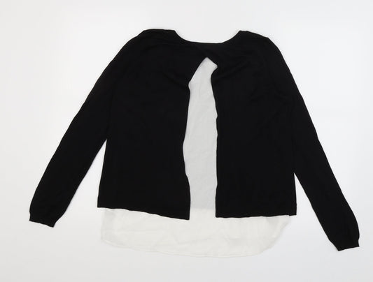 Womens UK Size S H&M Black Pullover Jumper
