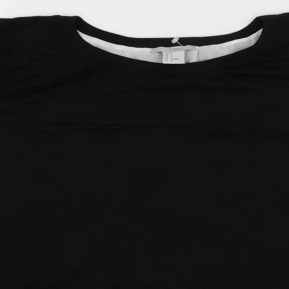 Womens UK Size S H&M Black Pullover Jumper