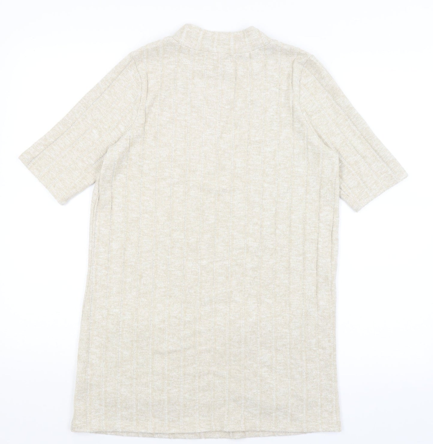 Womens UK Size 14 F&F Beige Vest Jumper