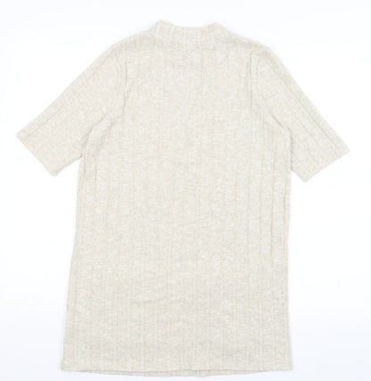 Womens UK Size 14 F&F Beige Vest Jumper