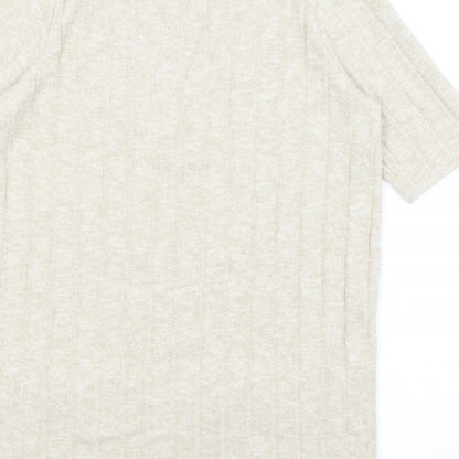 Womens UK Size 14 F&F Beige Vest Jumper