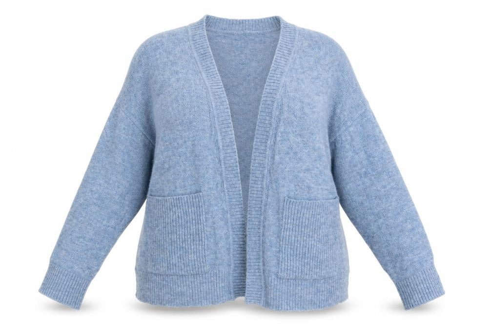 Womens UK Size 18 TU Blue Wrap Jumper