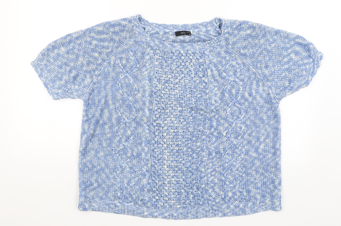 Womens UK Size 18 M&Co Blue Pullover Jumper