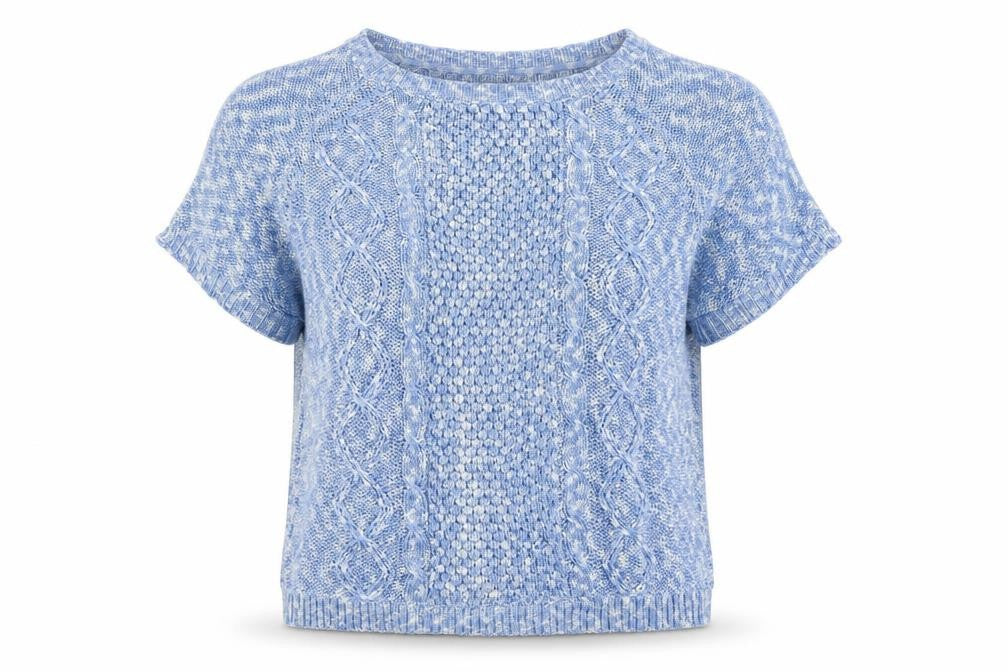 Womens UK Size 18 M&Co Blue Pullover Jumper