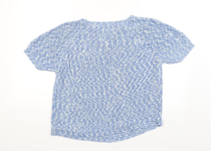 Womens UK Size 18 M&Co Blue Pullover Jumper