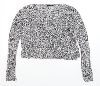 Brave Soul Womens Grey   Pullover Jumper Size 14