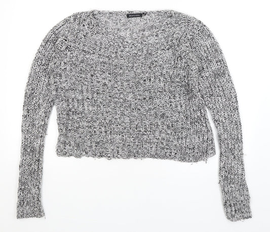 Brave Soul Womens Grey   Pullover Jumper Size 14
