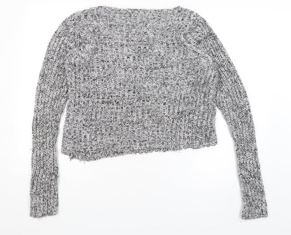 Brave Soul Womens Grey   Pullover Jumper Size 14