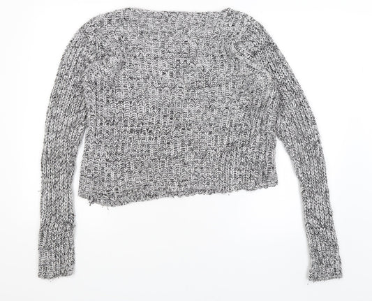 Brave Soul Womens Grey   Pullover Jumper Size 14