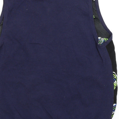 Cherry Couture Womens Blue   Vest Jumper Size 10  - Tiger