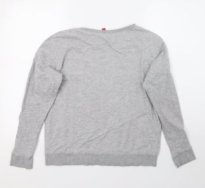 Womens UK Size XS H&M Grey Pullover Jumper