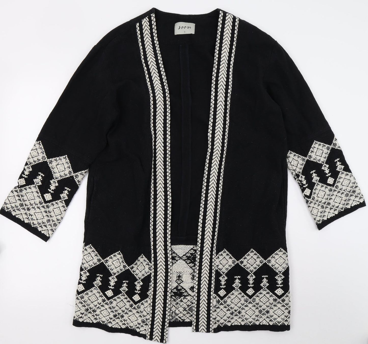 Womens UK Size S Soon Black Jacket
