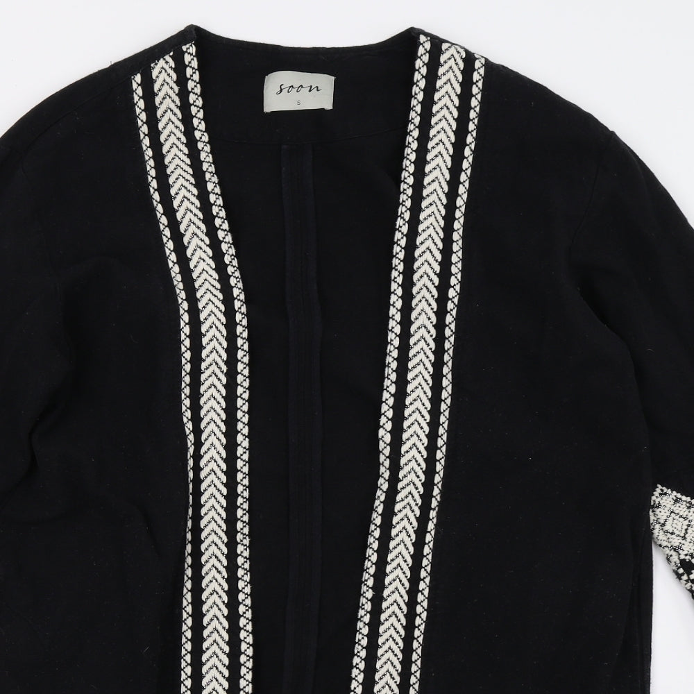 Womens UK Size S Soon Black Jacket