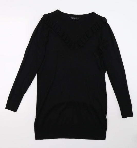 Womens UK Size 8 Dorothy Perkins Black Pullover Jumper