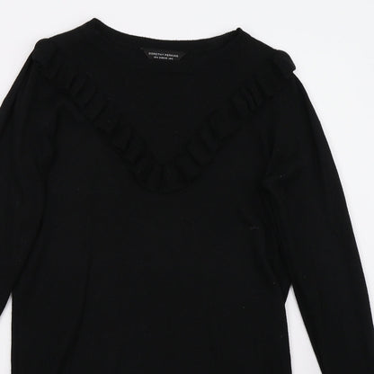 Womens UK Size 8 Dorothy Perkins Black Pullover Jumper