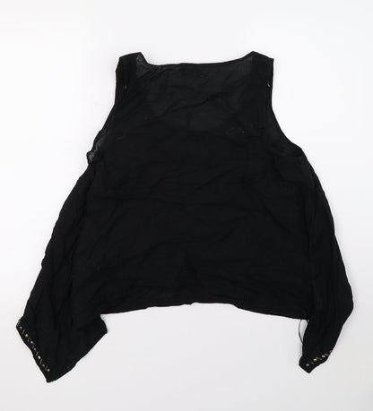 F&F Womens Black   Basic Blouse Size 16