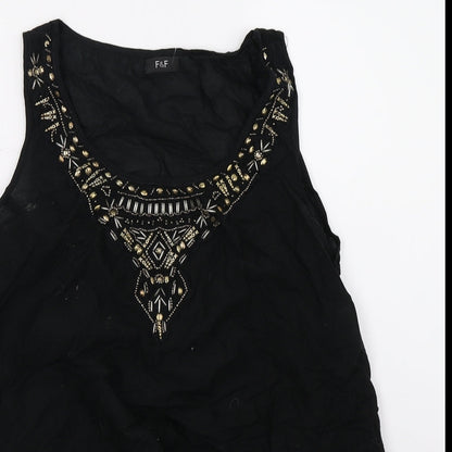 F&F Womens Black   Basic Blouse Size 16