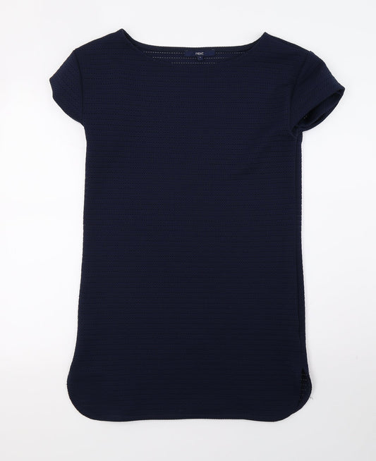 NEXT Womens Blue Batik  A-Line  Size 8