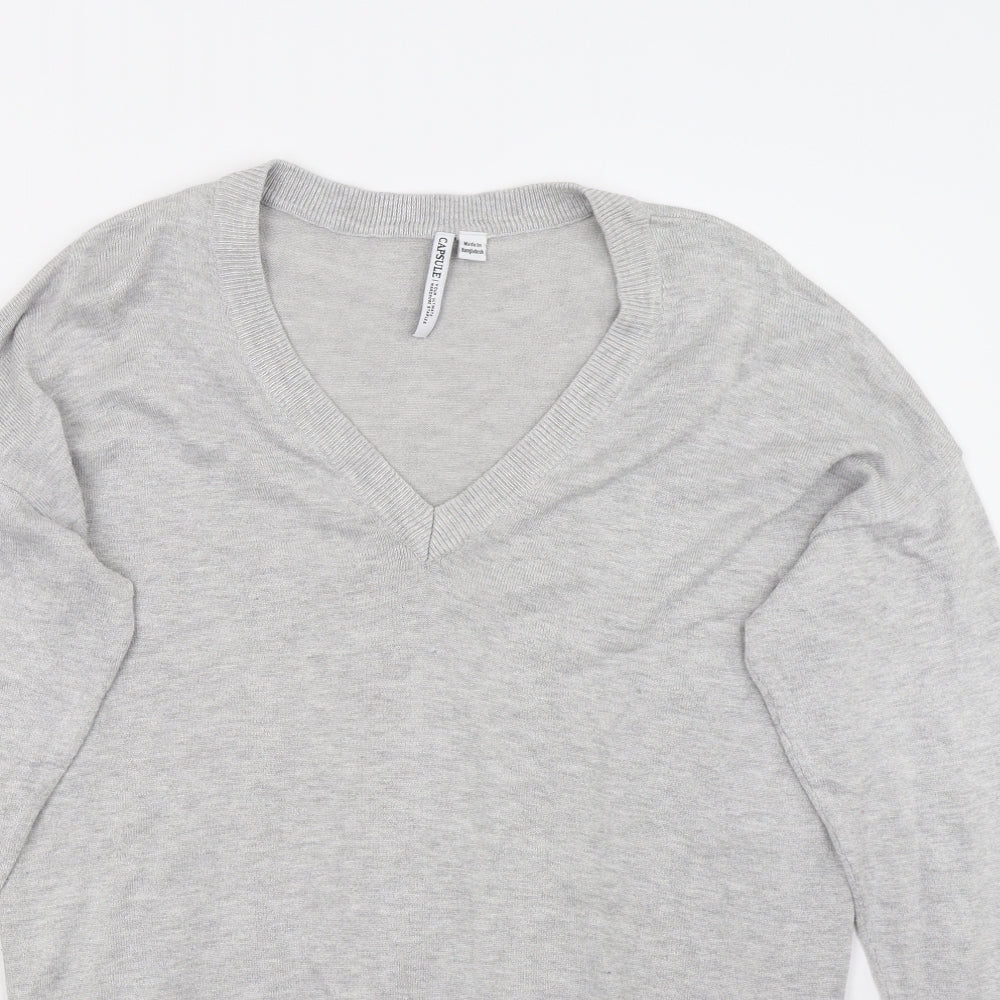 Capsule Womens Grey   Pullover Jumper Size 12