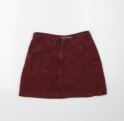 Denim & Co. Womens Pink   A-Line Skirt Size 8