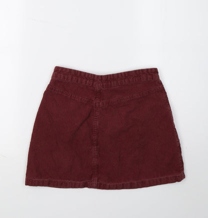 Denim & Co. Womens Pink   A-Line Skirt Size 8