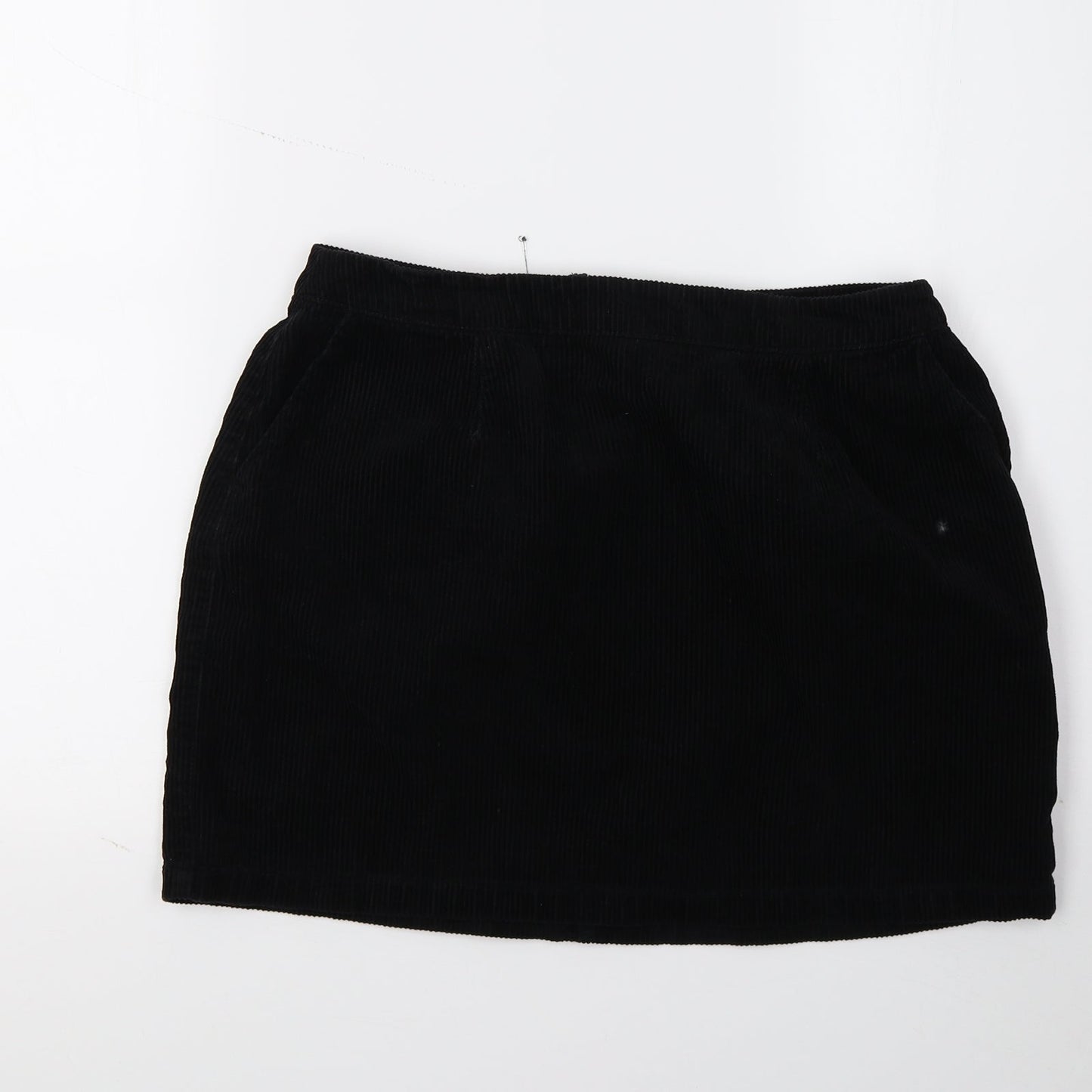 Newlook Womens Black  Rayon A-Line Skirt Size 12