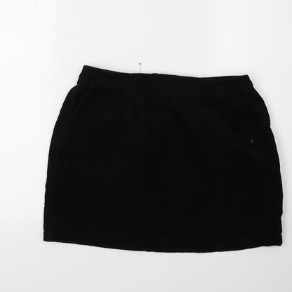 Newlook Womens Black  Rayon A-Line Skirt Size 12