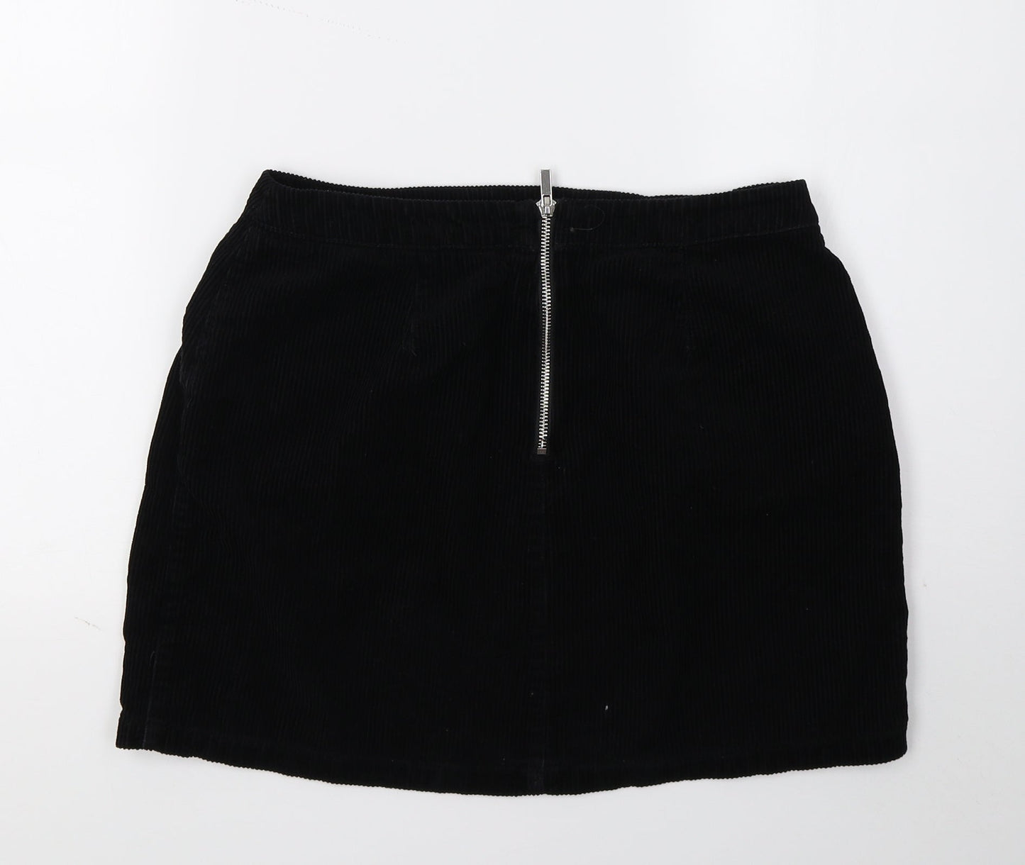 Newlook Womens Black  Rayon A-Line Skirt Size 12