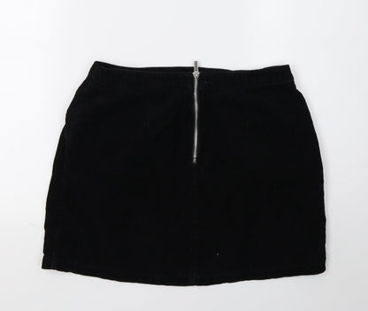 Newlook Womens Black  Rayon A-Line Skirt Size 12