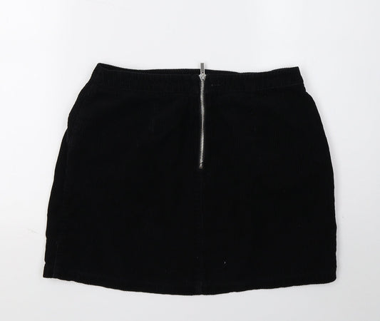Newlook Womens Black  Rayon A-Line Skirt Size 12