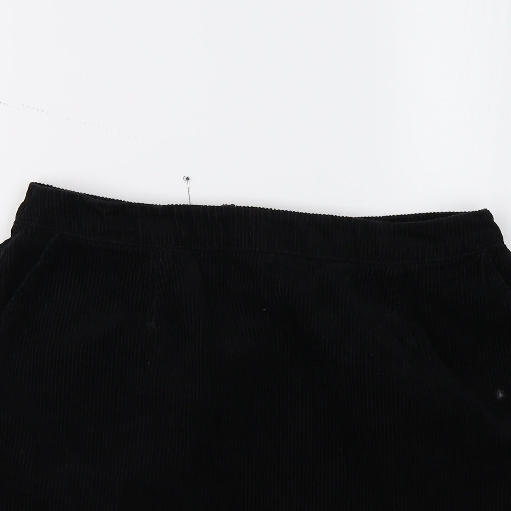 Newlook Womens Black  Rayon A-Line Skirt Size 12