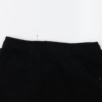 Newlook Womens Black  Rayon A-Line Skirt Size 12