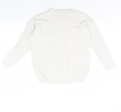 New Look Womens Ivory   Pullover Jumper Size 10