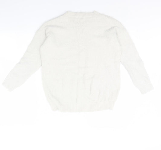 New Look Womens Ivory   Pullover Jumper Size 10