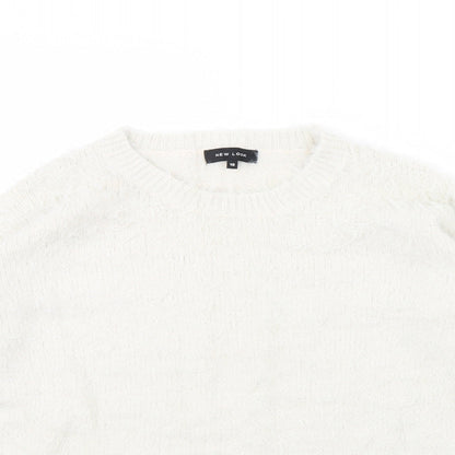 New Look Womens Ivory   Pullover Jumper Size 10