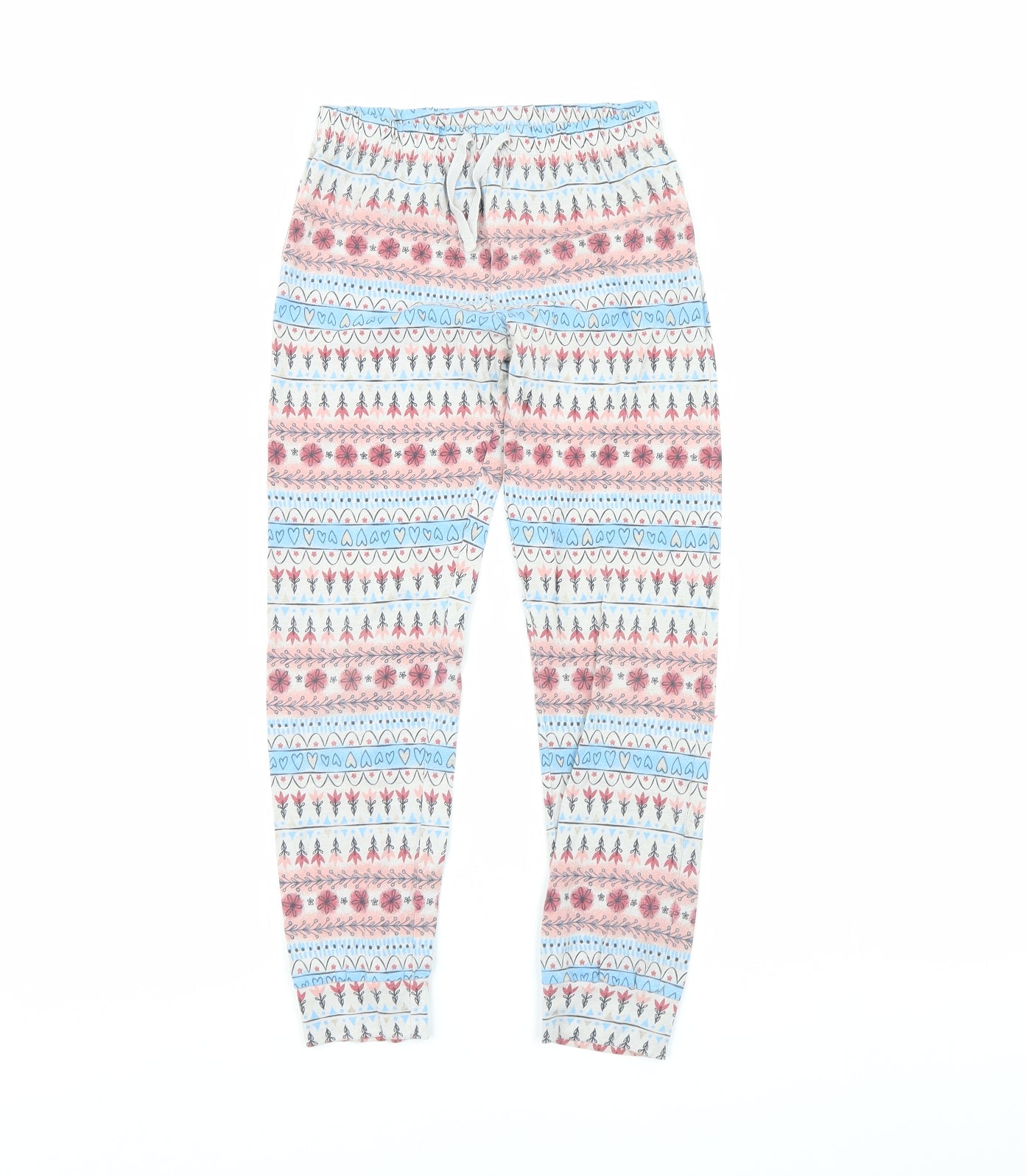 Nutmeg Girls Multicoloured Striped  Cami Pyjama Pants Size 8 Years
