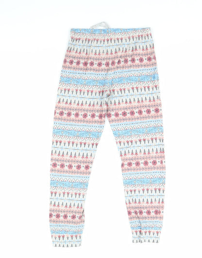 Nutmeg Girls Multicoloured Striped  Cami Pyjama Pants Size 8 Years