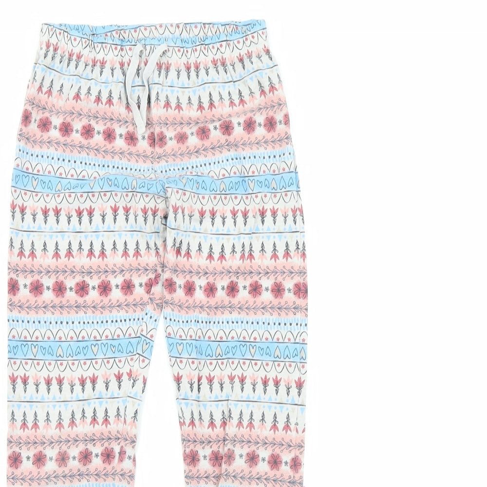 Nutmeg Girls Multicoloured Striped  Cami Pyjama Pants Size 8 Years