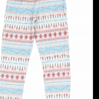 Nutmeg Girls Multicoloured Striped  Cami Pyjama Pants Size 8 Years