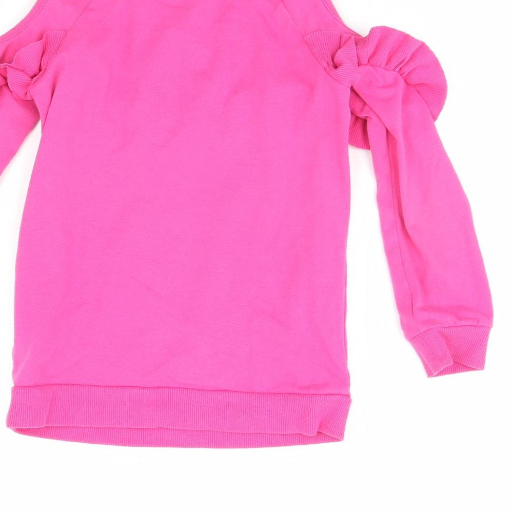 Juicy Couture Girls Pink   Pullover Jumper Size 4 Years