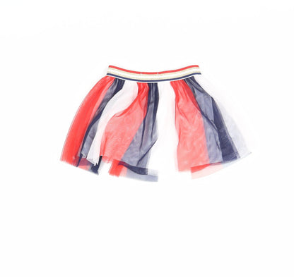Epic Threads Girls Multicoloured Striped  Mini Skirt Size 4 Years