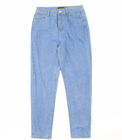 I SAW IT FIRST Womens Blue  Denim Straight Jeans Size 10 L29 in