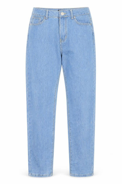 Womens UK Size 10 I SAW IT FIRST Regular Fit Straight Blue Jeans